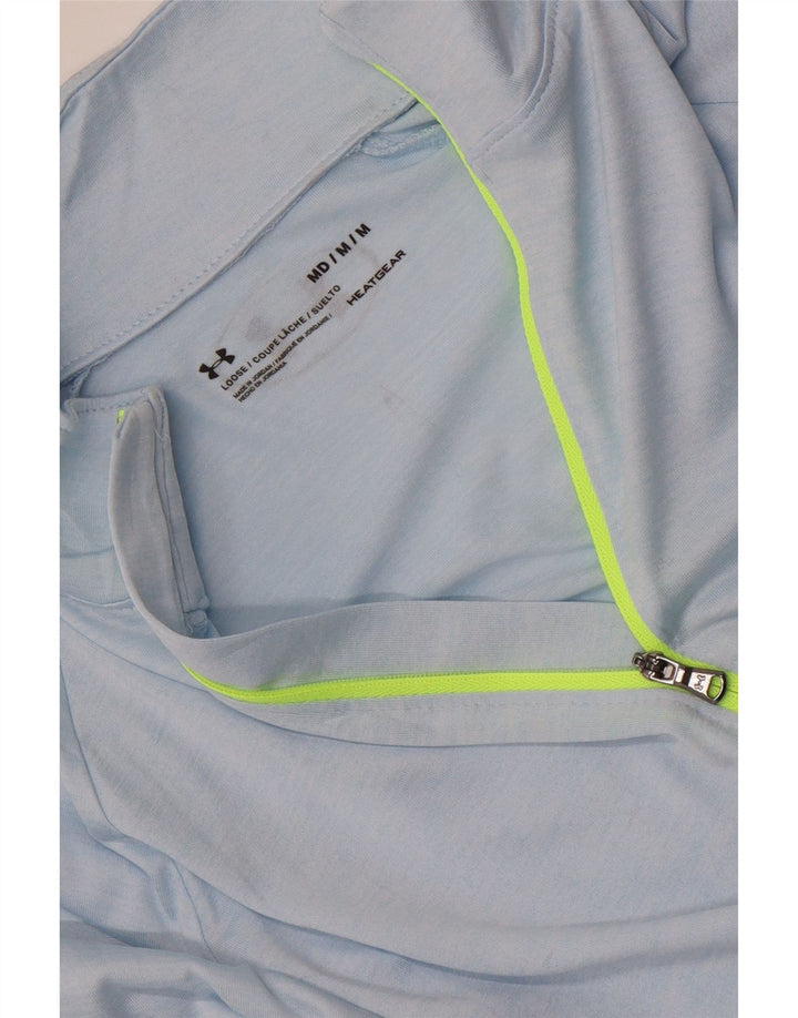 Under Armour Heat Gear Pullover-Trainingsanzugoberteil für Damen, UK 12, Mittelblau