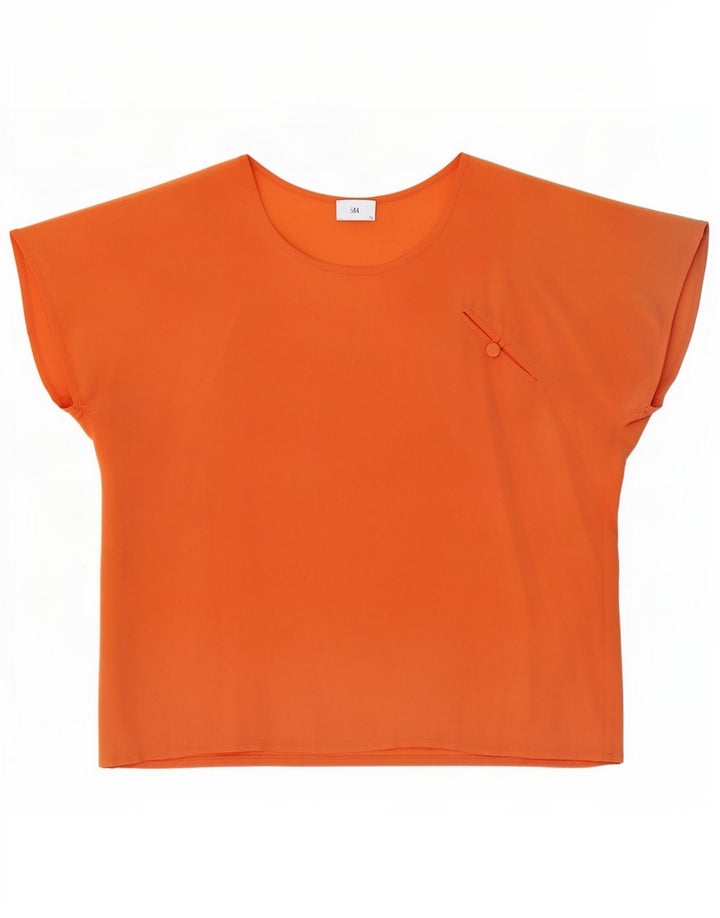 Vintage Damen Bluse Top IT 44 Medium Orange