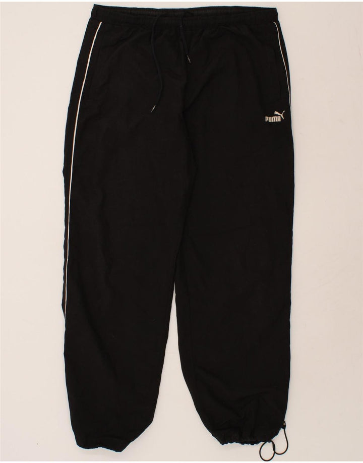 PUMA Mens Tracksuit Trousers Large Black Polyester Vintage Puma and Second-Hand Puma from Messina Hembry 