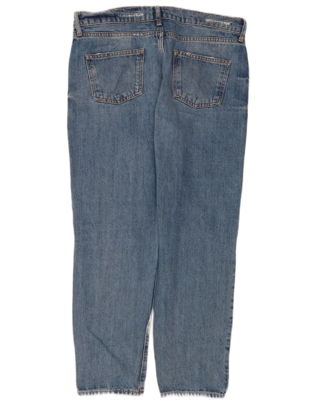 Zara Damen Straight Jeans EU 40 Medium W30 L26 Blaue Baumwolle