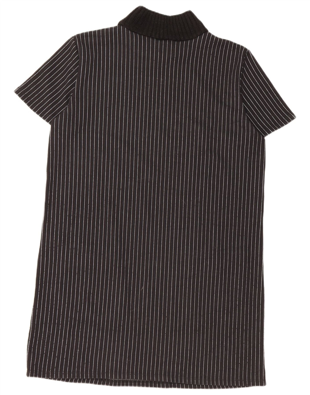 Zara Damen Etuikleid UK 16 Large Schwarz Nadelstreifen