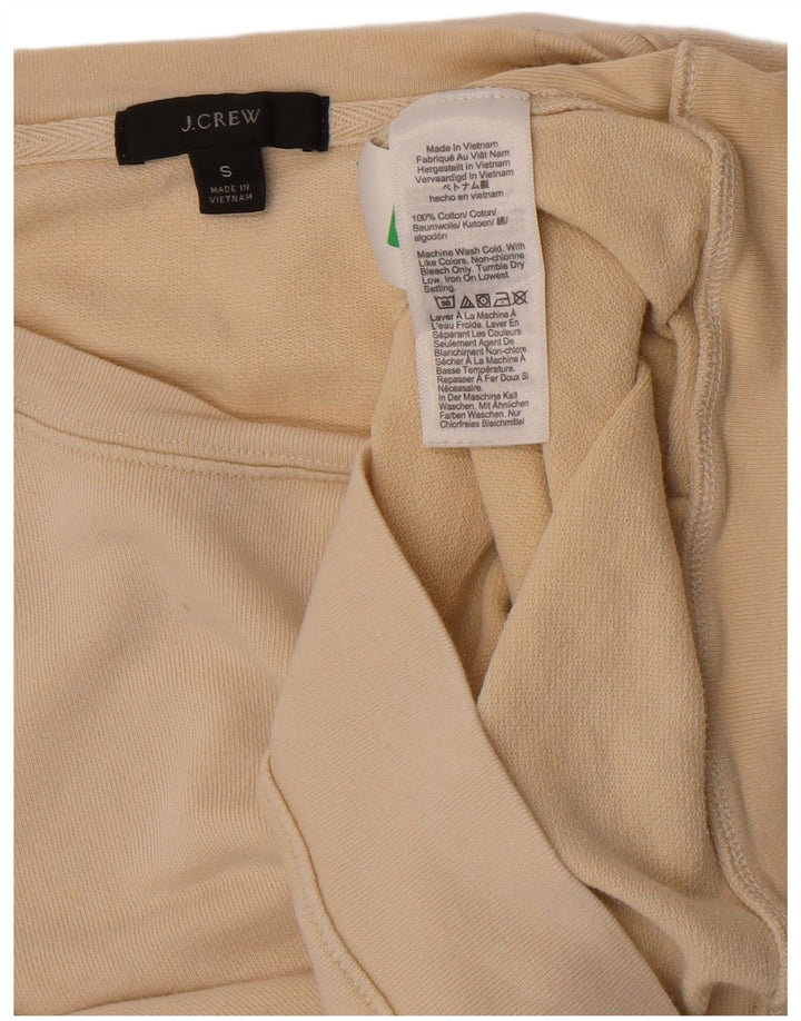 J. Crew Crop-Oversize-Sweatshirt für Damen, Gr. 10, Größe S, gebrochenes Weiß