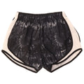 Nike Damen Dri Fit Sport Shorts UK 8 Small Black Tie Dye Polyester