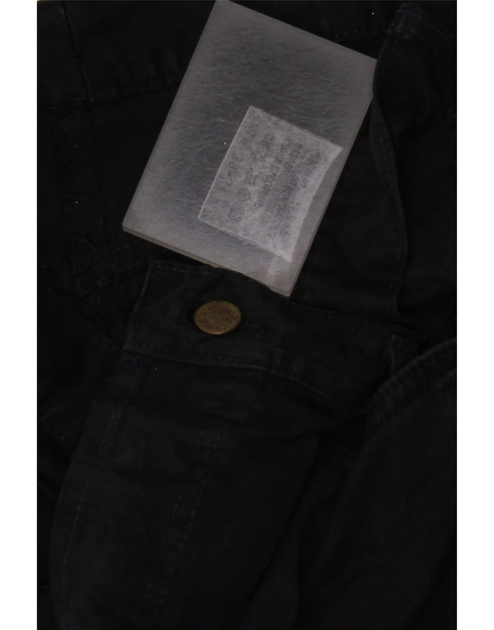 LEE Herren-Freizeithose, konisch zulaufend, W38, L28, schwarze Baumwolle