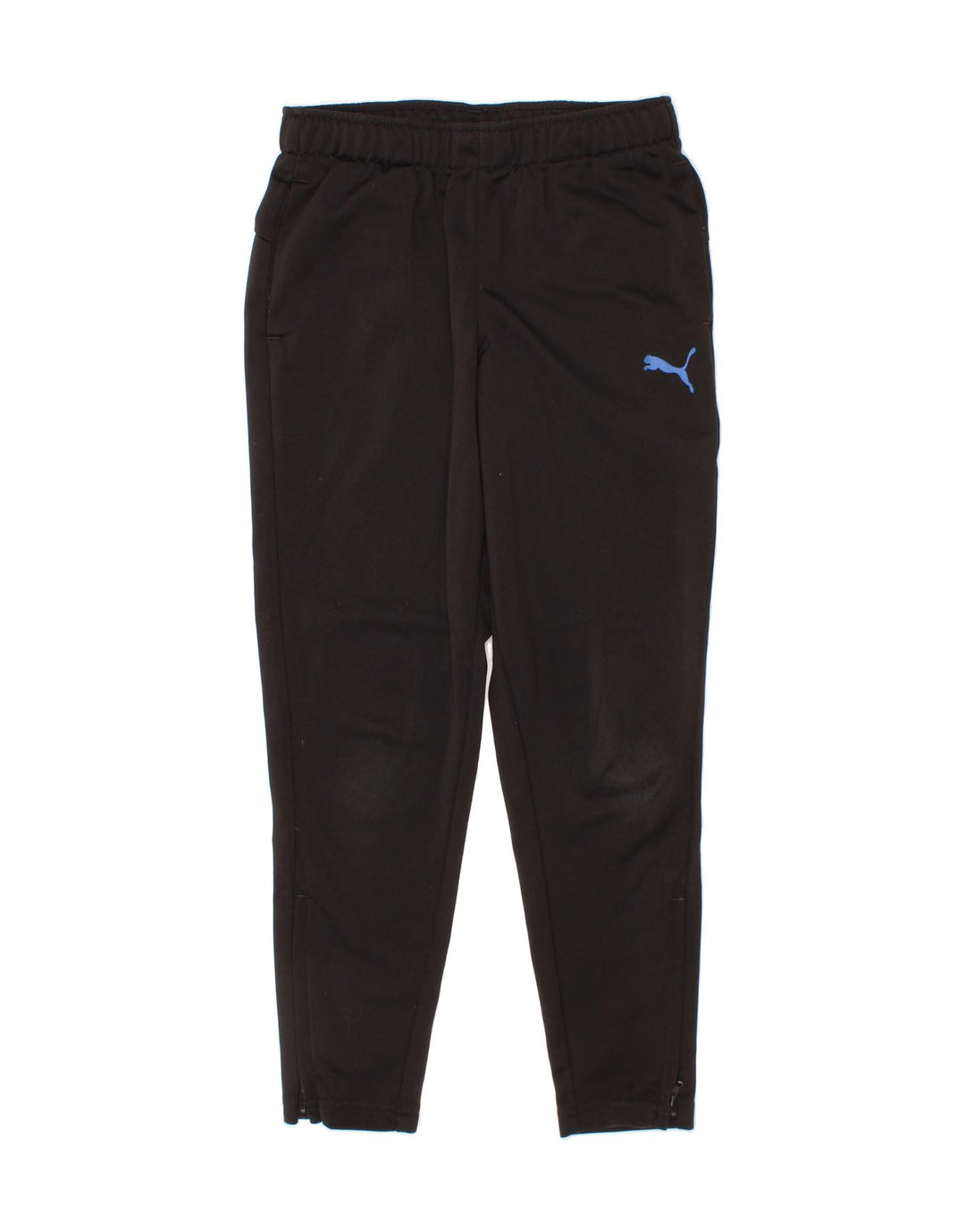 PUMA Boys Tracksuit Trousers 7-8 Years Small Black Vintage Puma and Second-Hand Puma from Messina Hembry 