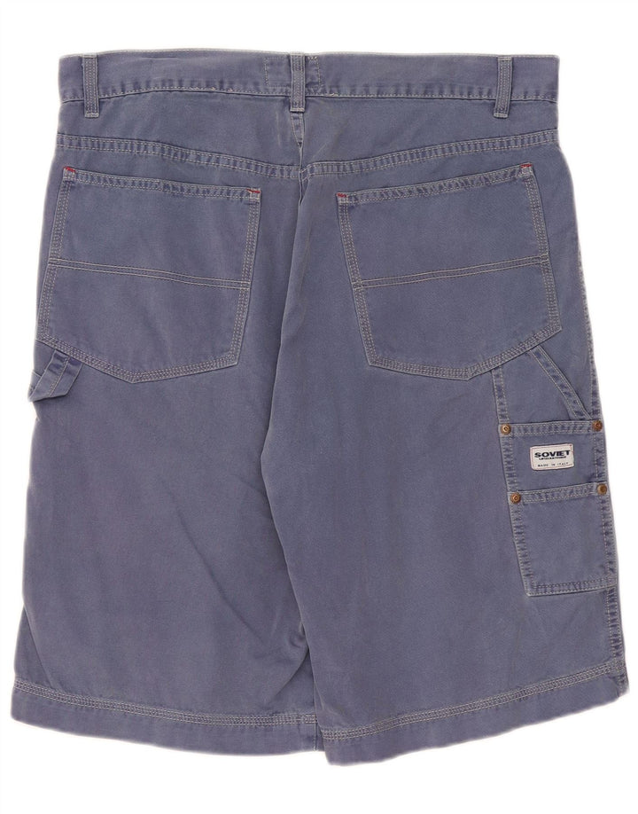 Vintage Herren Cargo Shorts W34 Groß Marineblau