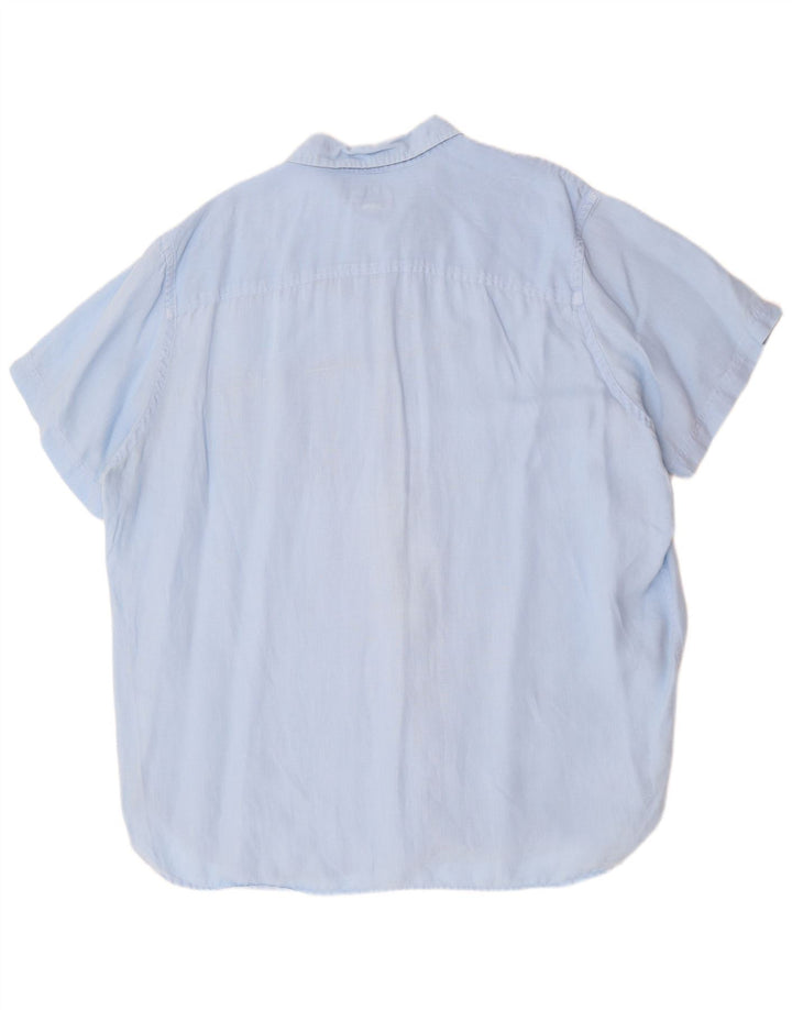 TIMBERLAND Herren Regular Fit Kurzarmhemd 3XL Blau