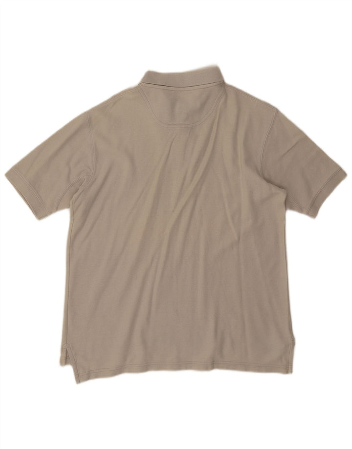 Timberland Herren-Poloshirt aus mittelgrauer Baumwolle