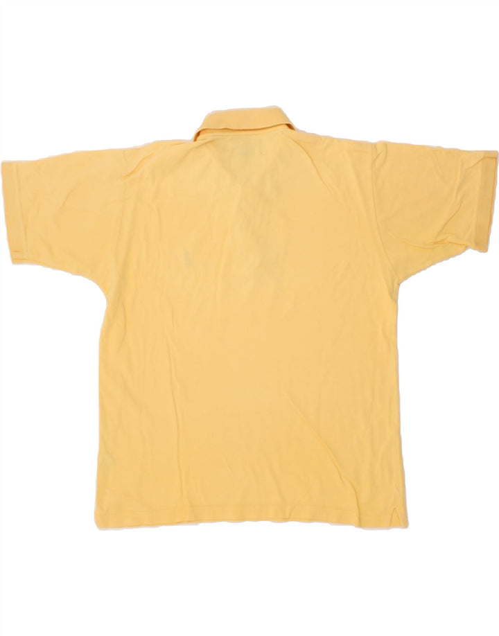 MARLBORO CLASSICS Mens Polo Shirt Medium Yellow Cotton Vintage Marlboro Classics and Second-Hand Marlboro Classics from Messina Hembry 