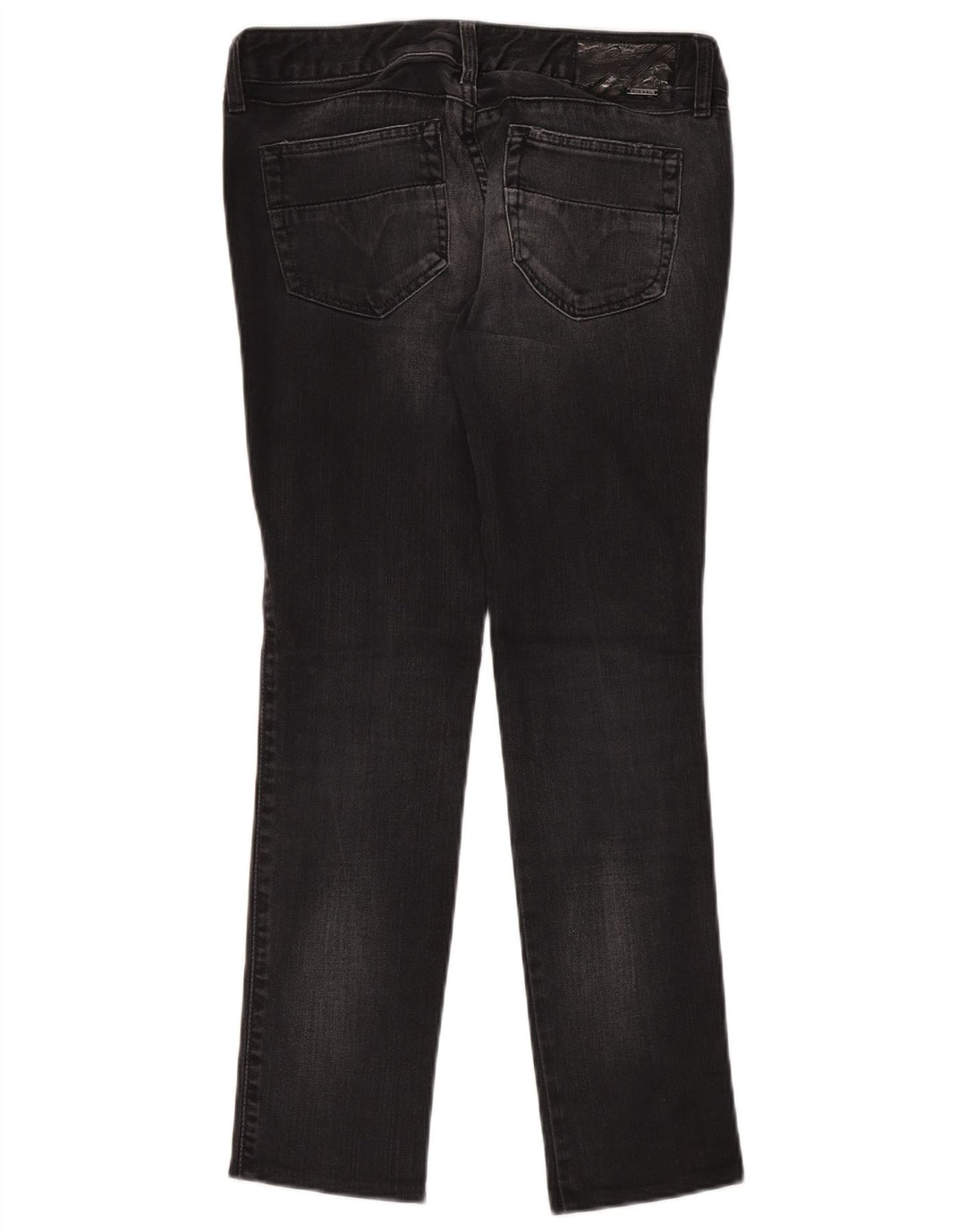 Diesel Damen Cuddy Slim Jeans W27 L28 Schwarze Baumwolle