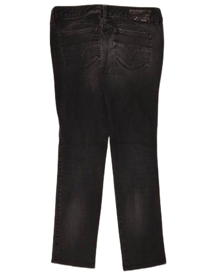 Diesel Damen Cuddy Slim Jeans W27 L28 Schwarze Baumwolle