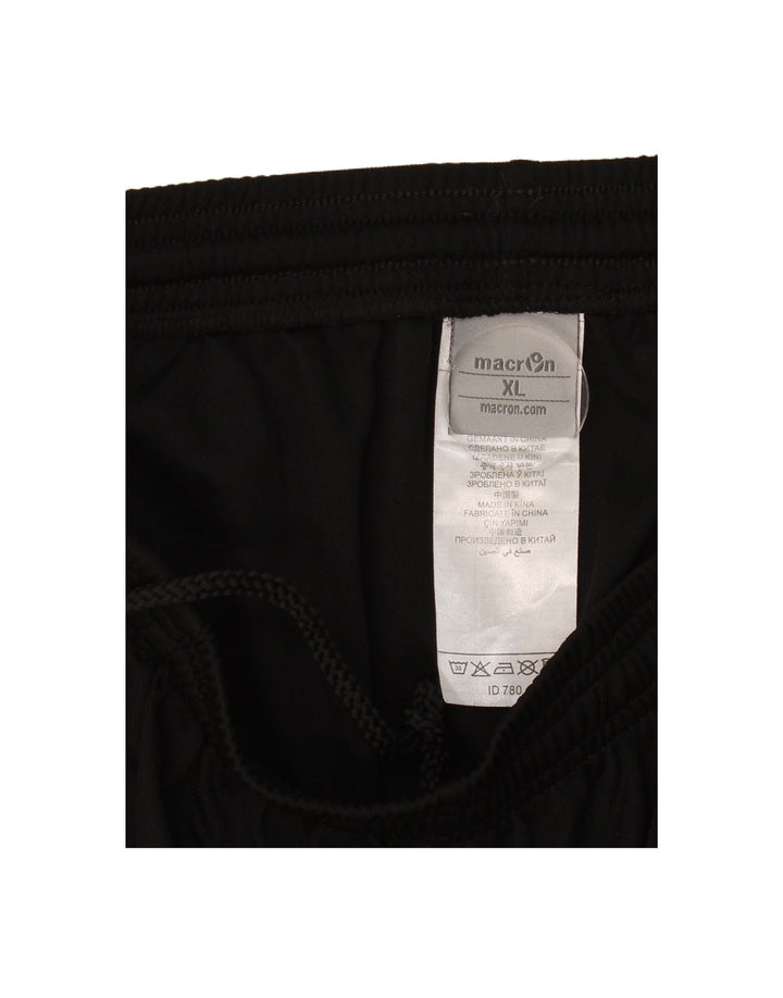 MACRON Mens Sport Shorts XL Black Polyester