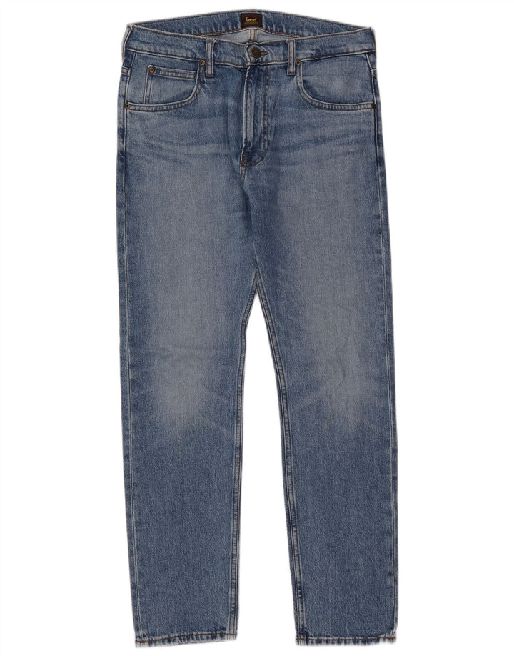 Lee Herren Rider Slim Jeans W32 L32 Blaue Baumwolle