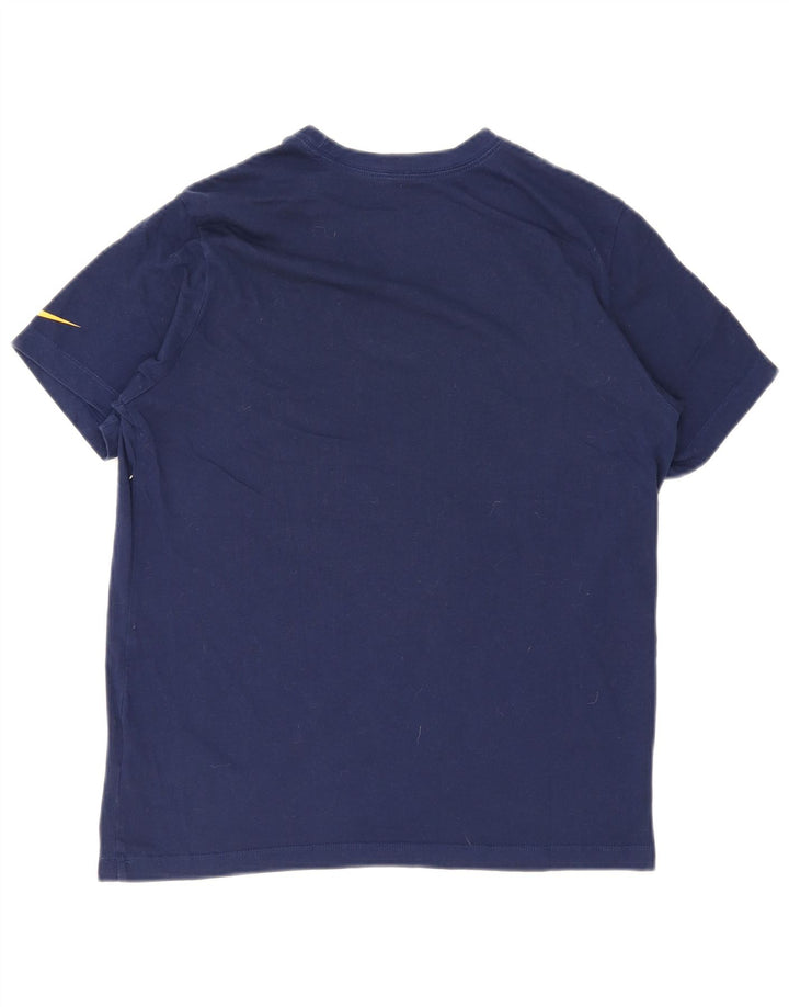 Nike Herren-T-Shirt mit Grafik, mittelgroß, marineblau, Baumwolle