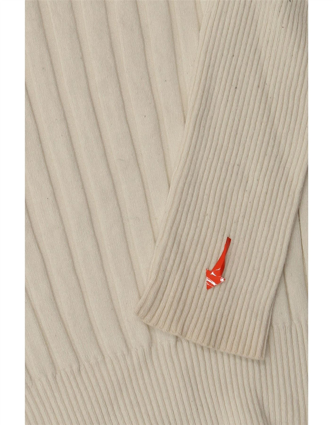 Zara Damen Crop Rollkragenpullover Pullover UK 14 Large Off White Viscose