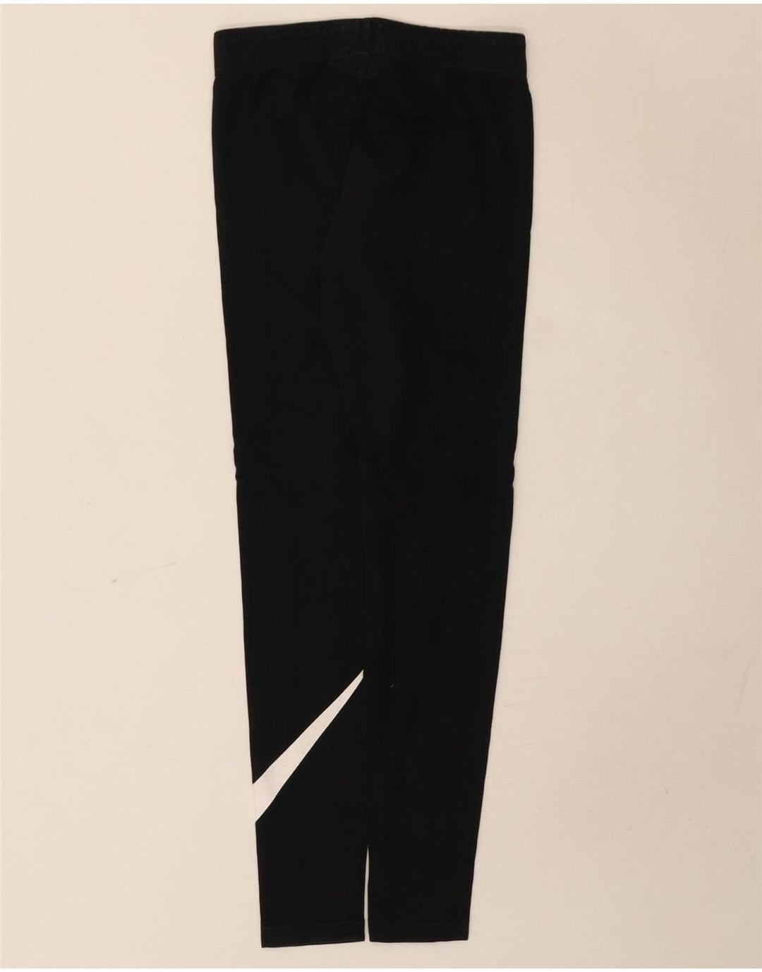 Nike Womens Graphic Leggings UK 8 Small Schwarz Baumwolle