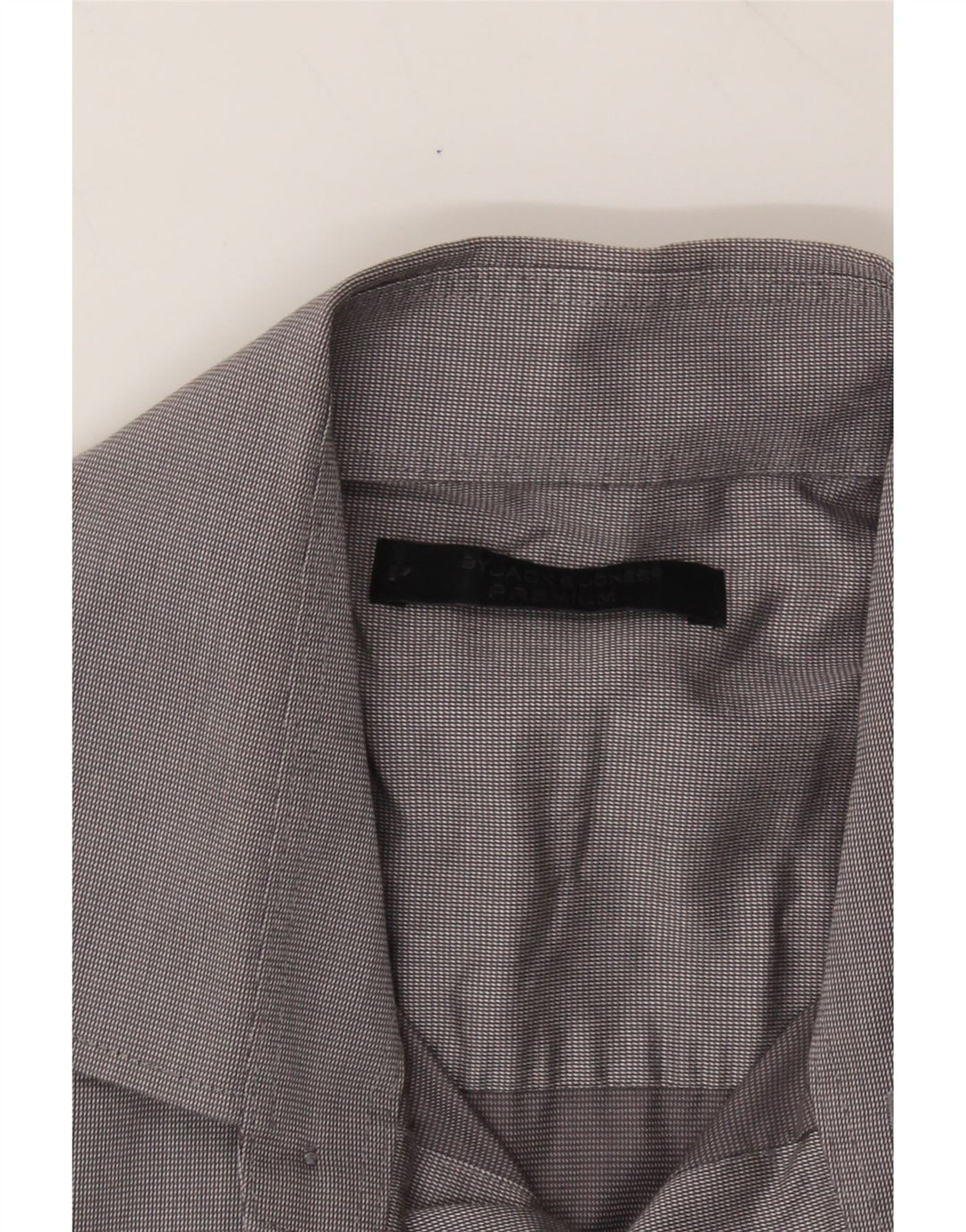 JACK & JONES Mens Shirt Medium Grey Cotton Vintage Jack & Jones and Second-Hand Jack & Jones from Messina Hembry 