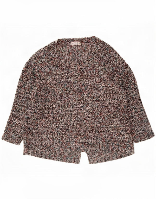 Marks & Spencer Damen-Pullover mit U-Boot-Ausschnitt, Gr. 14, Größe M, Mehrfarbig