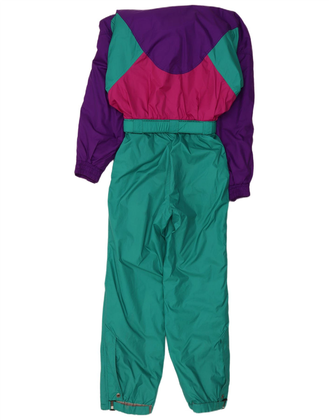 Bailo Herren-Ski-Overall, Mittel-Türkis, Colourblock-Polyamid