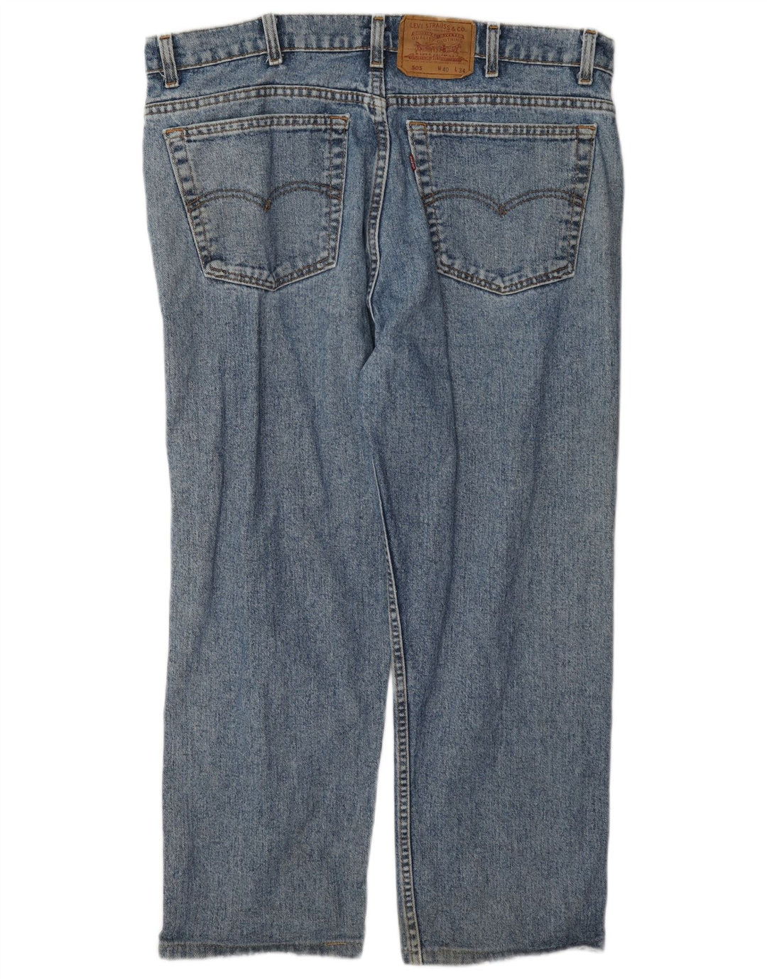 Levi's Herren 505 Straight Jeans W40 L26 Blaue Baumwolle