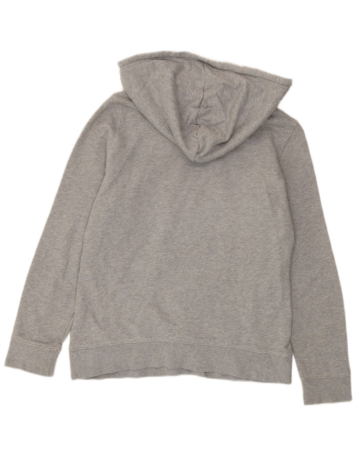 ADIDAS Damen-Pullover mit übergroßem grafischem Kapuzenpullover, Gr. 10, Größe S, Grau, Baumwolle