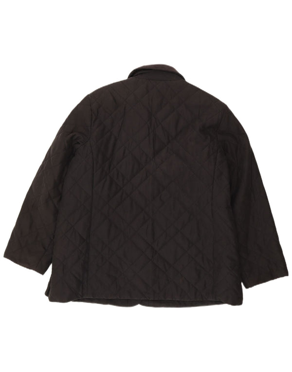 Marks & Spencer Damen Steppjacke UK 20 2XL Schwarz Polyester