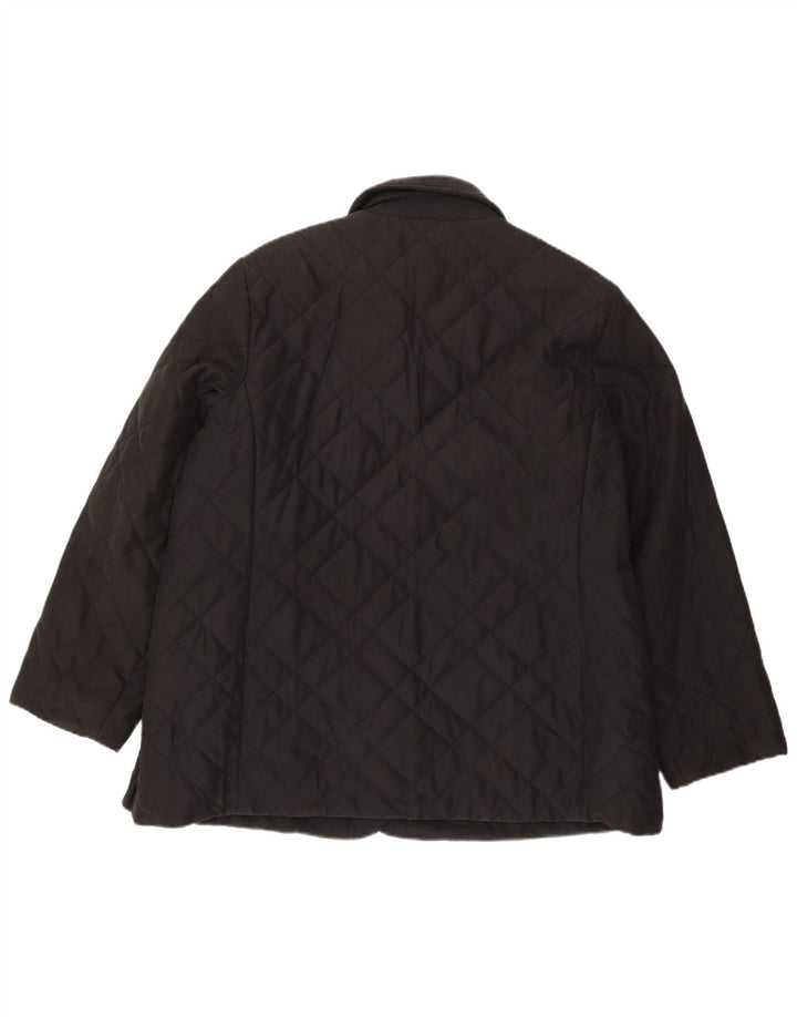 Marks & Spencer Damen Steppjacke UK 20 2XL Schwarz Polyester