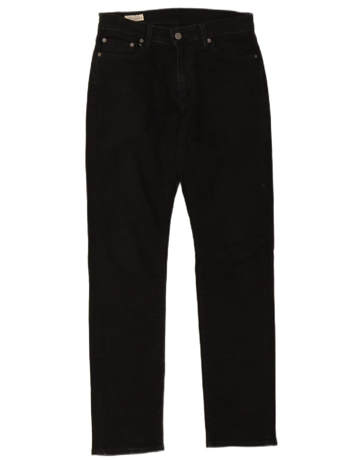 Levi's Herren 511 Slim Jeans W30 L32 schwarze Baumwolle