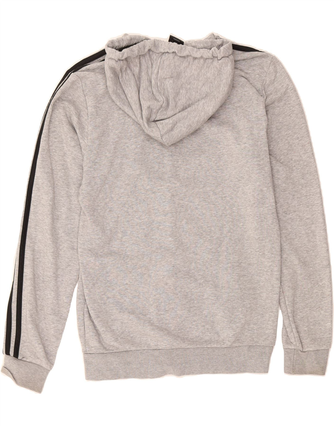 ADIDAS Mens Zip Hoodie Sweater Small Grey Cotton Vintage Adidas and Second-Hand Adidas from Messina Hembry 