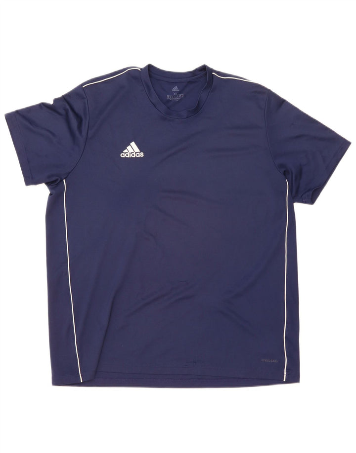 Adidas Herren Aeroready T-Shirt Top XL Marineblau Polyester