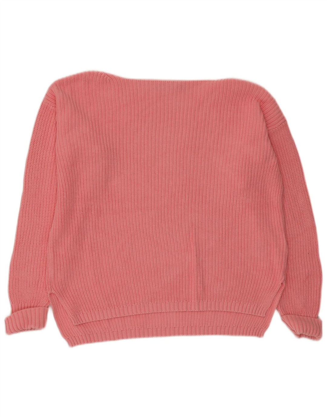 Marks & Spencer Damen-Pullover in Übergröße mit U-Boot-Ausschnitt, Gr. 10, Größe S, Rosa