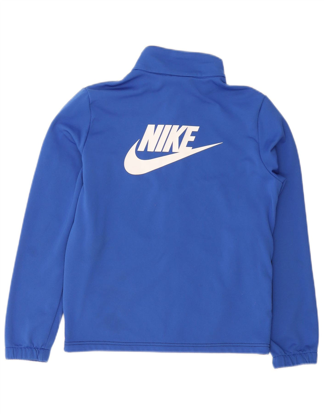 Nike Jungen-Trainingsanzug-Top-Jacke, 12–13 Jahre, groß, Marineblau, Farbblock