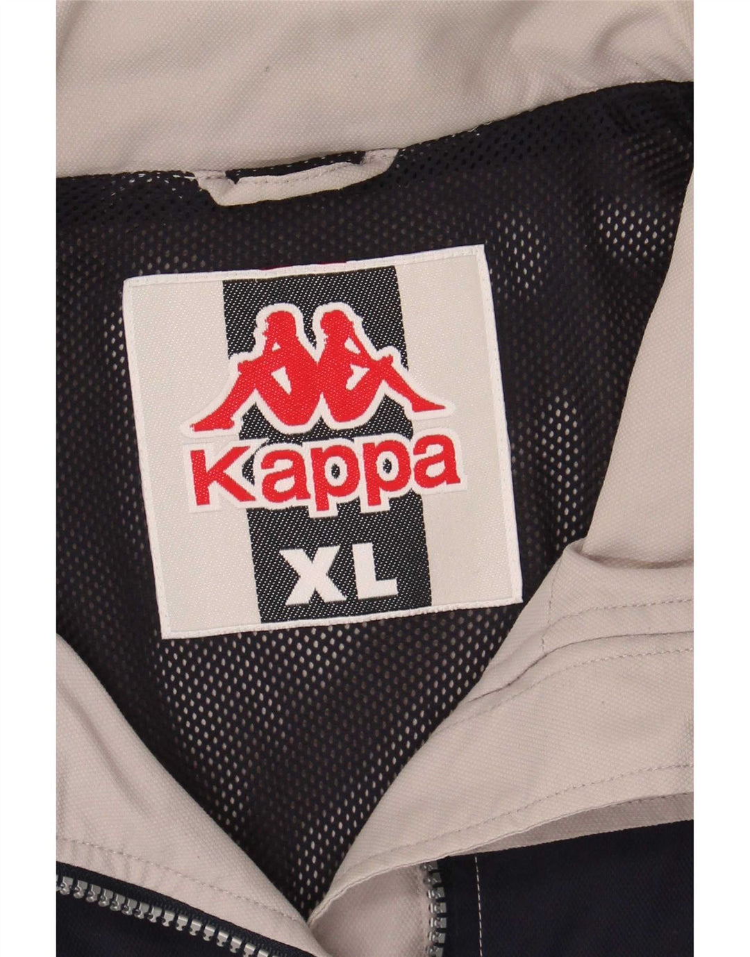 Kappa Herren-Trainingsanzug-Oberteil, Jacke XL, Grau, Farbblock