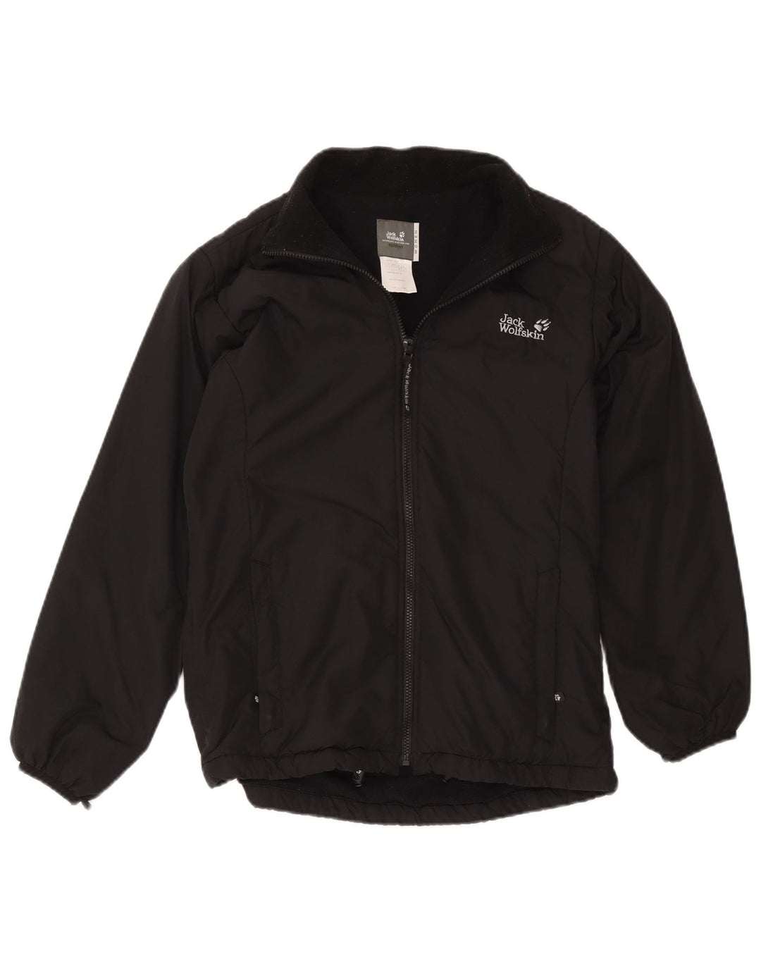 Jack Wolfskin Damen Liner Windjacke UK 12 Medium Schwarz Polyester