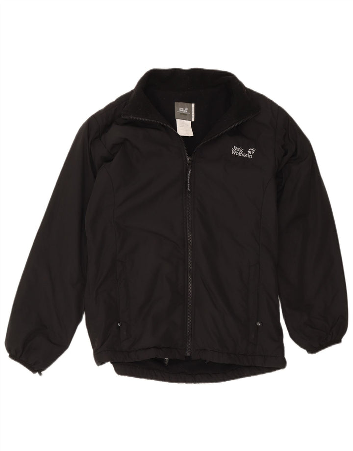 Jack Wolfskin Damen Liner Windjacke UK 12 Medium Schwarz Polyester