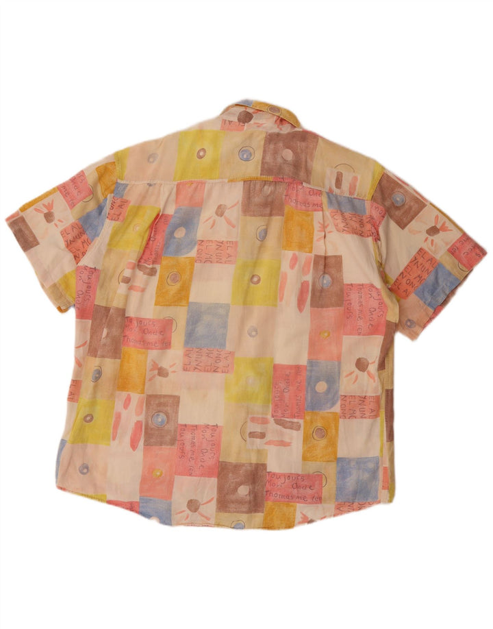 Vertigo Herren Kurzarmhemd 2XL Mehrfarbig Patchwork