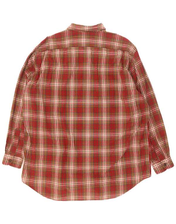 Abercrombie & Fitch Herren Big Shirt 2XL Rot kariert