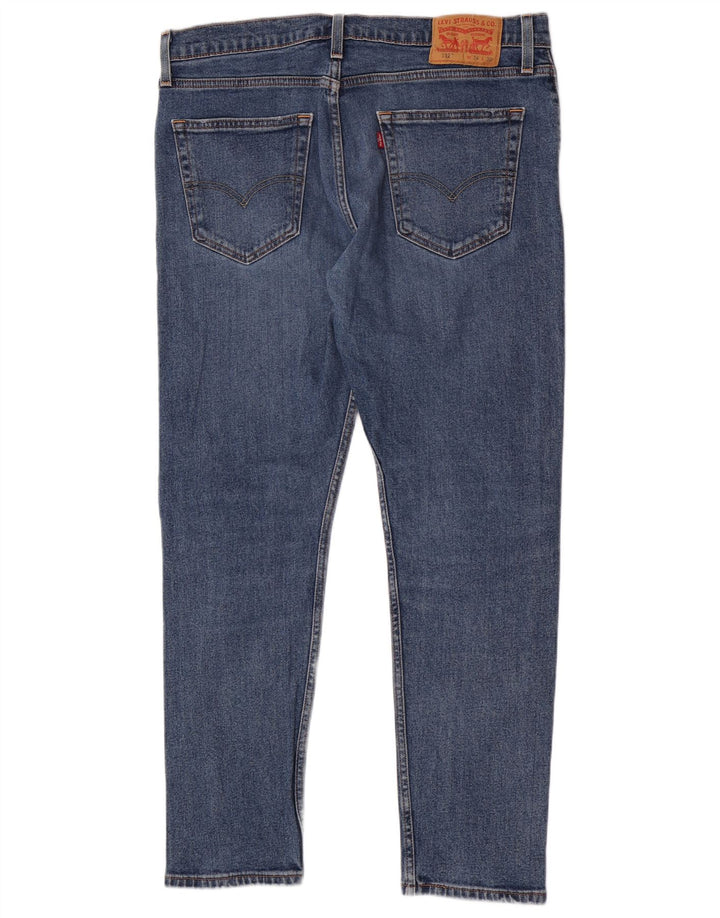 Levi's Herren 512 Slim Jeans W34 L30 Blaue Baumwolle