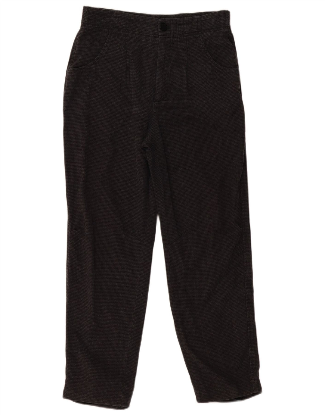 Massimo Dutti Damen Freizeithose EU 38 Small W28 L27 Schwarzer Hahnentritt
