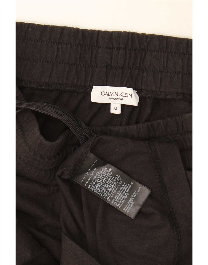 Calvin Klein Herren Badeshorts mit Grafik, Mittelschwarz, Baumwolle