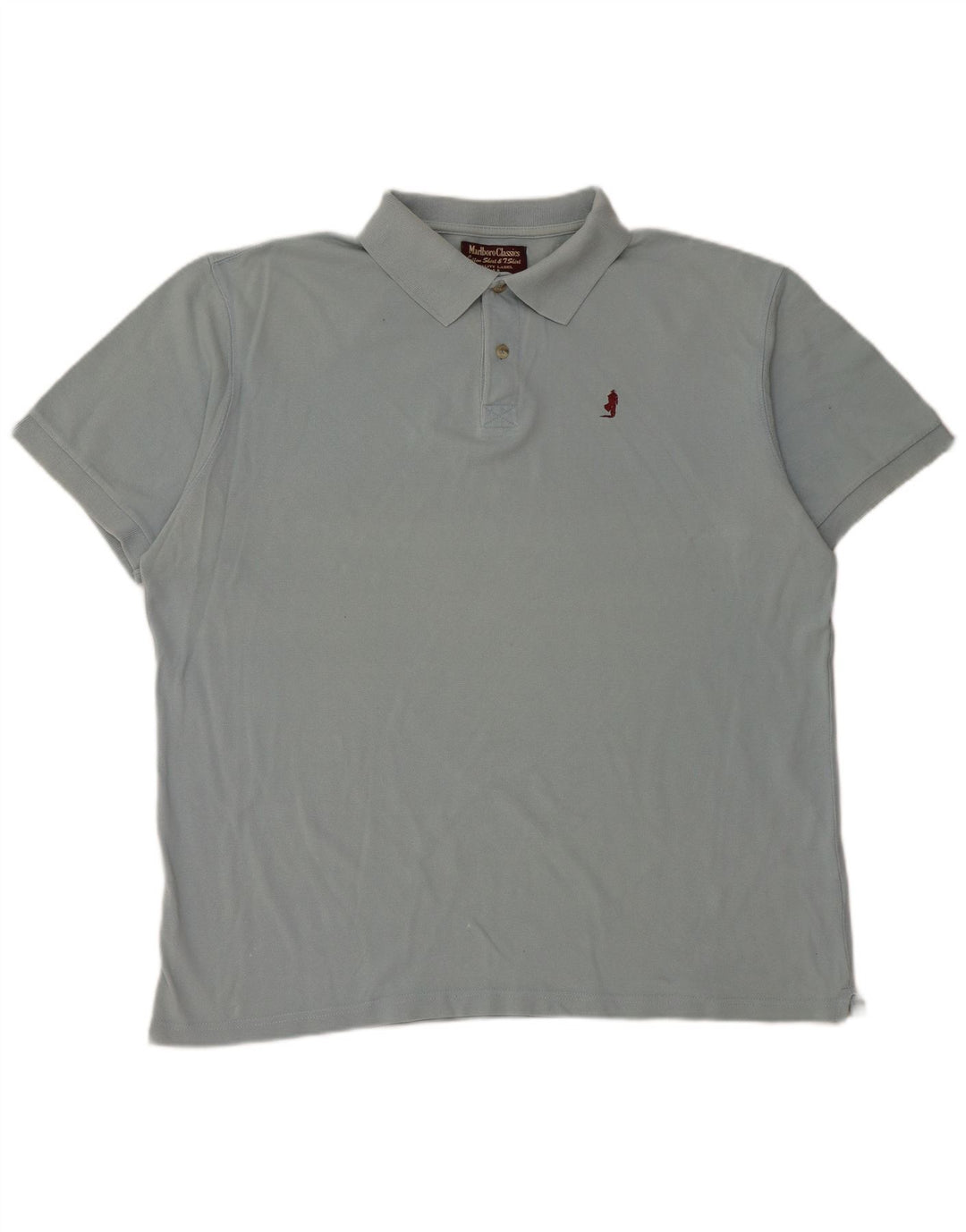 MARLBORO CLASSICS Herren Poloshirt XL Blau Baumwolle