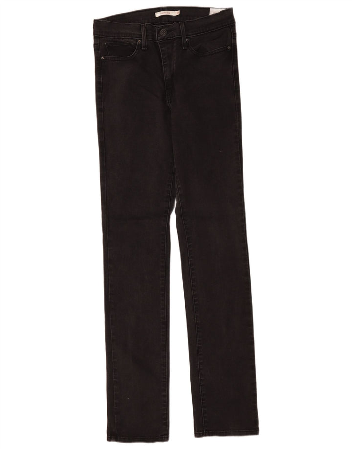 Levi's Damen Slim Slim Jeans W29 L32 Schwarz Baumwolle