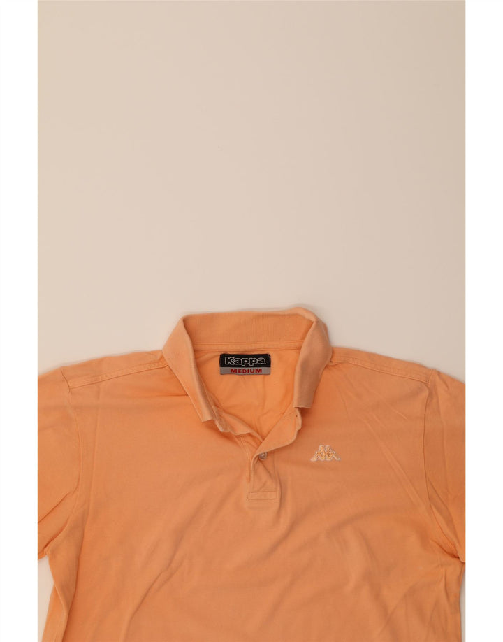KAPPA Mens Polo Shirt Medium Orange Cotton Vintage Kappa and Second-Hand Kappa from Messina Hembry 