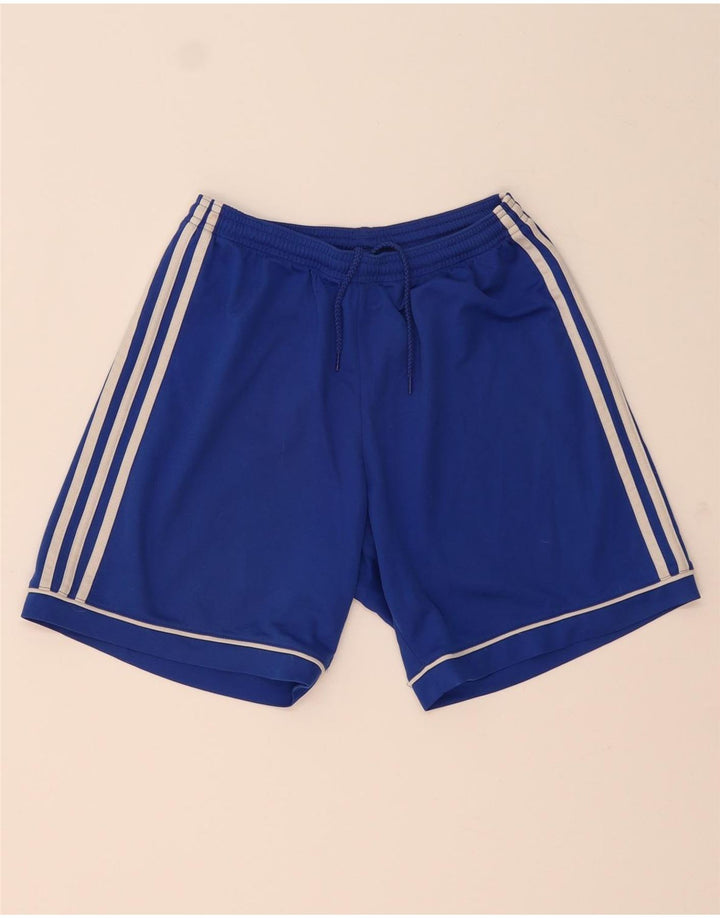 Adidas Herren Climalite Sport Shorts Small Blau Polyester