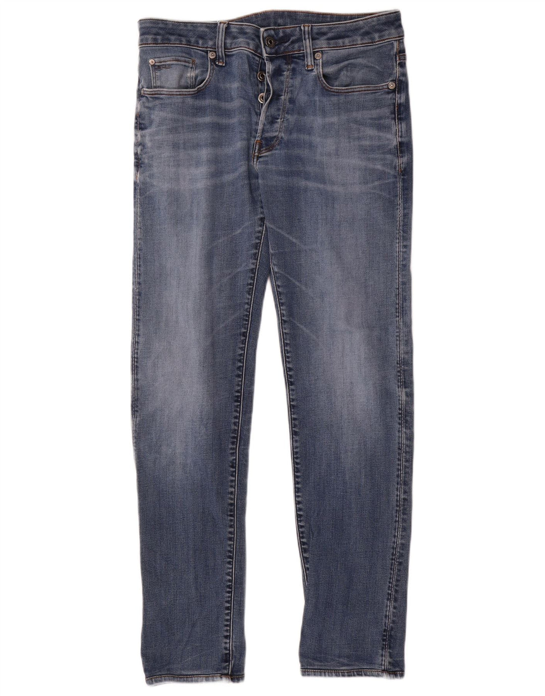 G-Star Damen Slim Jeans W29 L30 Blaue Baumwolle