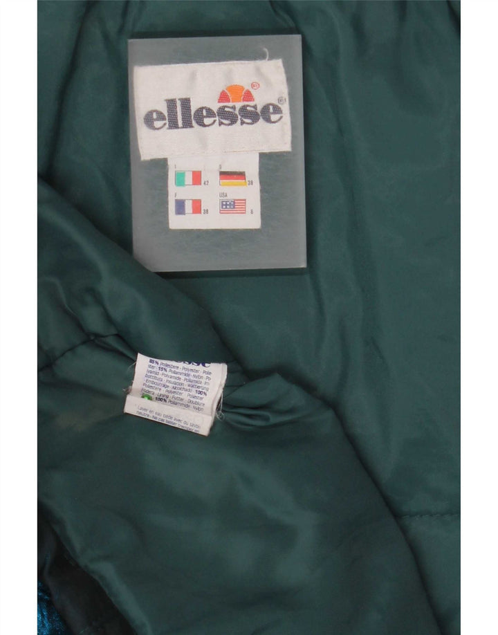 Ellesse Damen-Kapuzen-Übergröße, wattierte Jacke, IT 42, mittelmarineblau