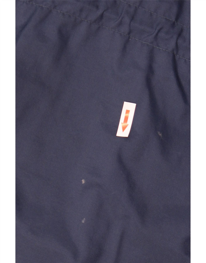 Adidas Herren Windjacke UK 40 Large Marineblau Farbblock
