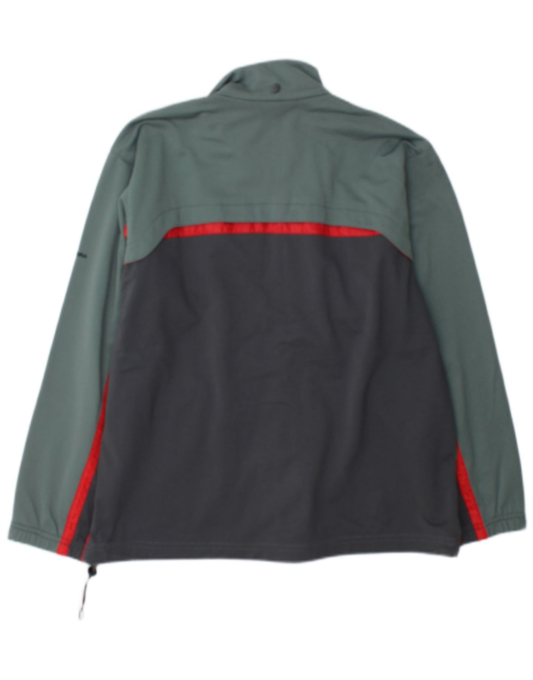 Diadora Jungen-Trainingsanzug-Top-Jacke, 14–15 Jahre, grünes Farbblock-Polyester
