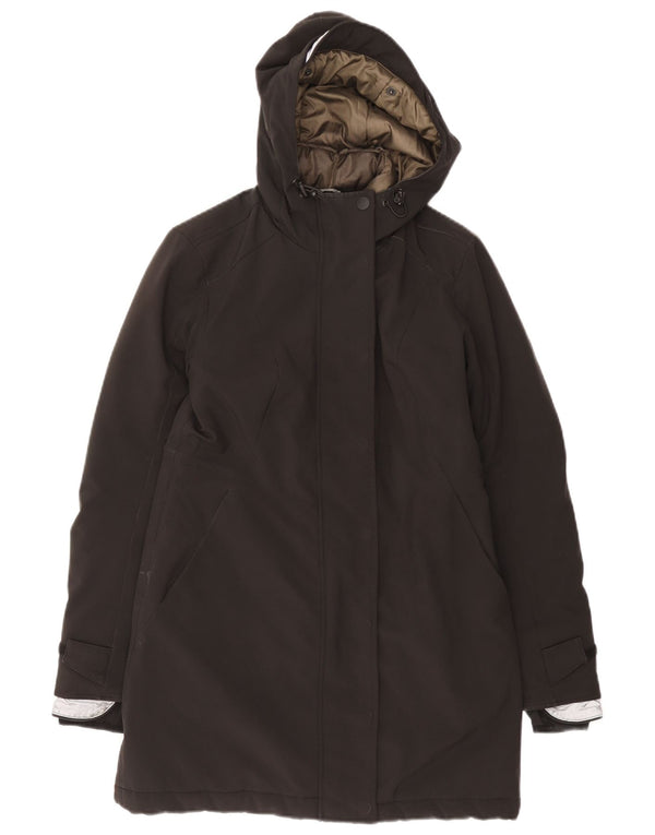 Tucano Urbano Wattierter Damenmantel mit Kapuze IT 40 Small Grau