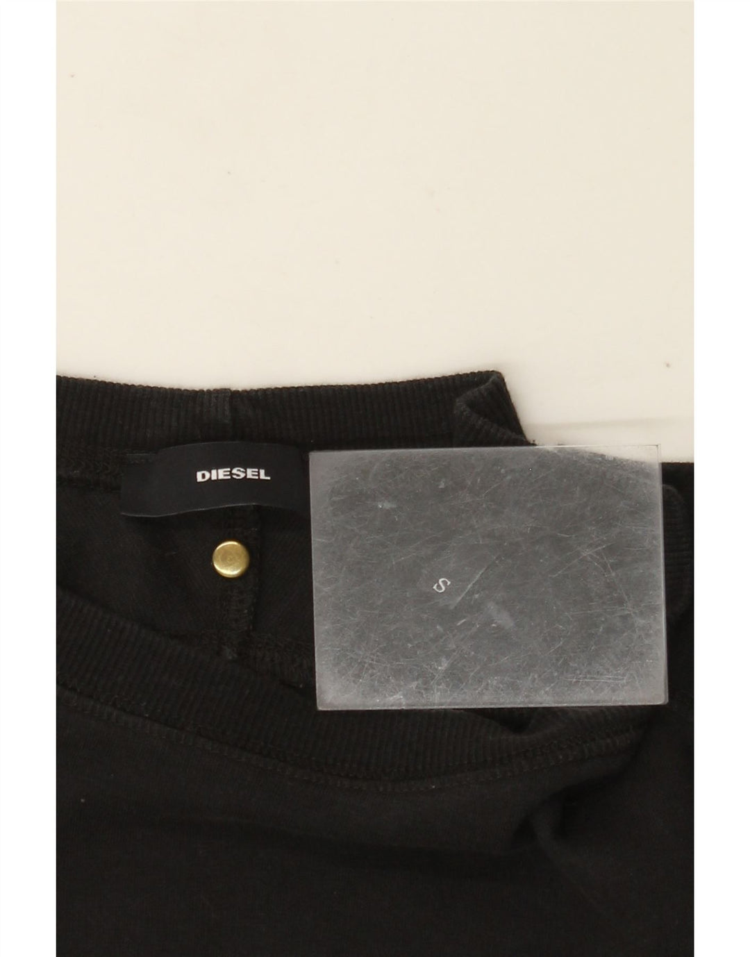 DIESEL Herren-Sweatshirt mit Grafik, Größe S, Schwarz